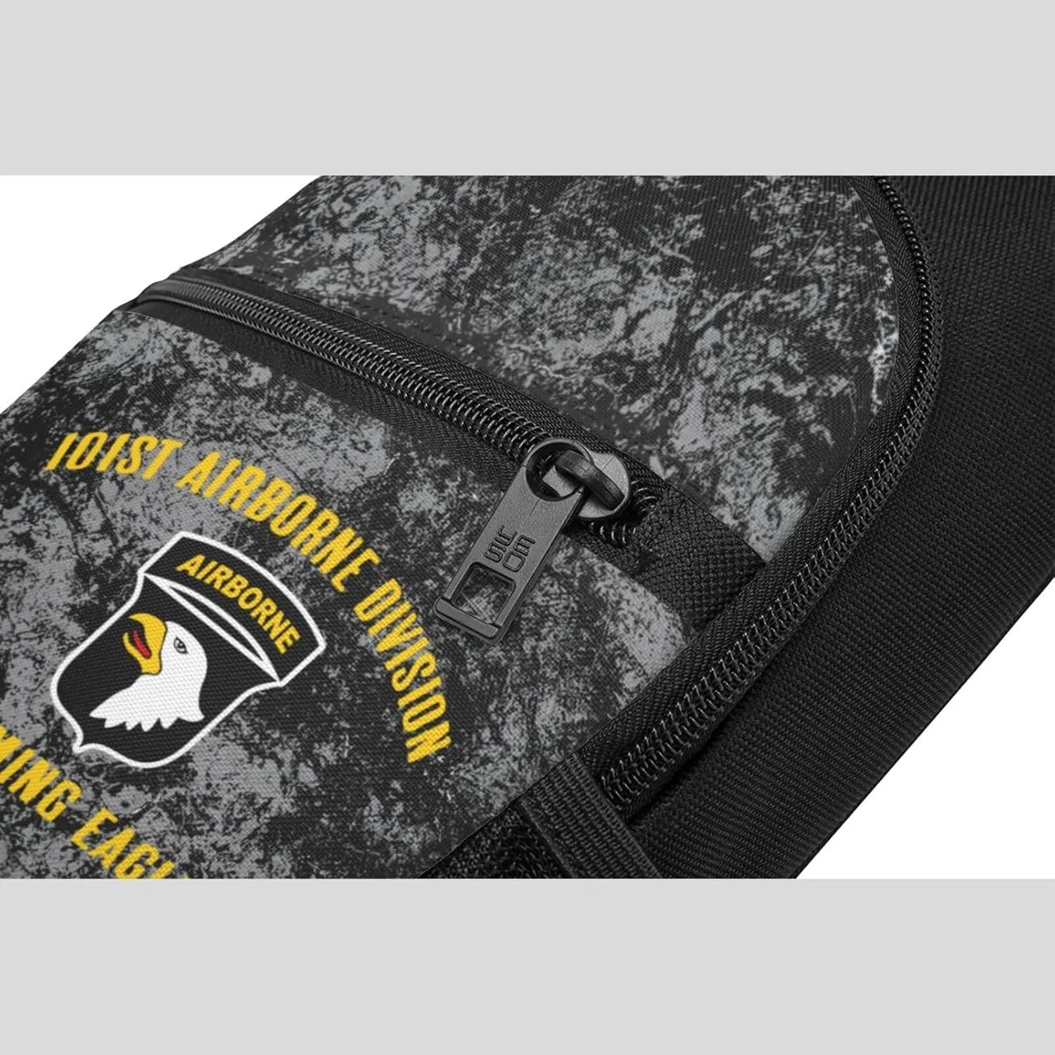 101st Airborne Division Screaming Sling Bag Crossbody Backpack Shoulder Casual Daypack Bags for Men