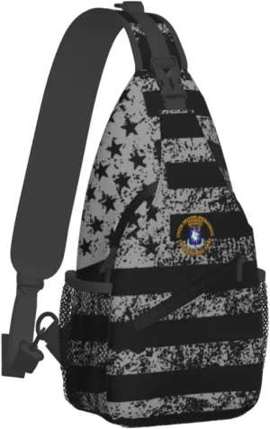 160th Special Operations Aviation Regiment Sling Bag for Men, Small Crossbody Sling Bags, Mini Water Resistant Shoulder Daypack for Travel, Anti Thief Chest Bag for Hiking