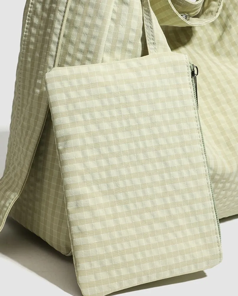 2 PCS Nylon Hobo Crossbody Bags Women 2025 Shoulder Bag Satchel Casual Work Travel Tote Handbags Adjustable Strap