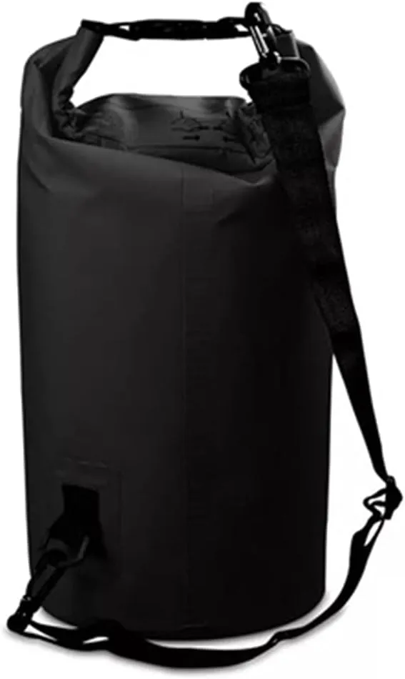 2L/5L/10L/15L/20L/30L Waterproof Dry Bag, Roll Top Dry Compression Sack, Keep Gear Dry Clean, for Kayaking, Beach, Rafting, Boating (Color : Black, Size : 20L)