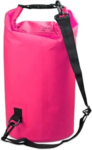 2L/5L/10L/15L/20L/30L Waterproof Dry Bag, Roll Top Dry Compression Sack, Keep Gear Dry Clean, for Kayaking, Beach, Rafting, Boating (Color : Pink, Size : 30L)
