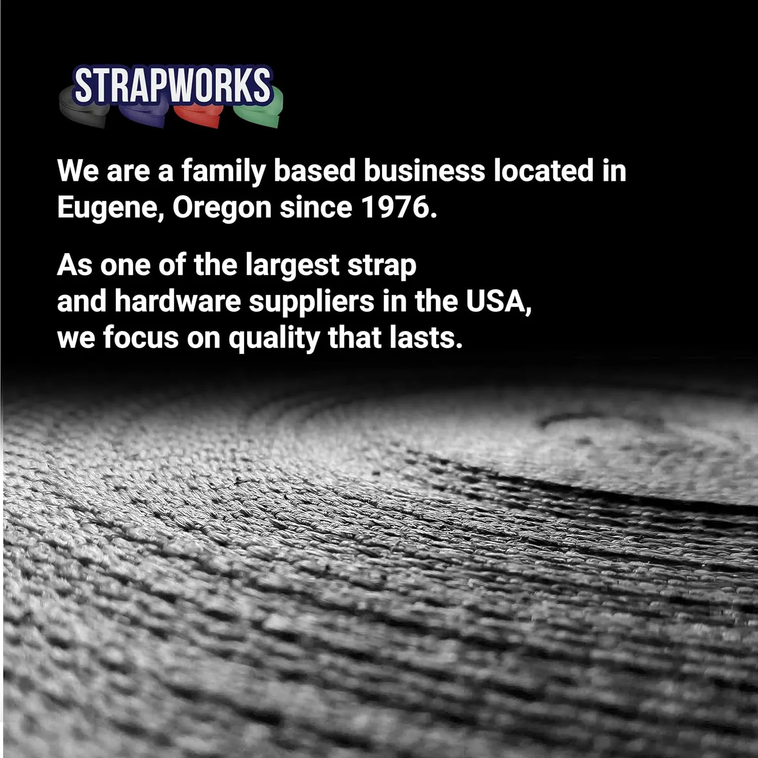 3/4 Inch Heavy Duty Nylon Webbing Strap Roll for Belt, Backpack, Sling, Collar, Leash, Strapping and More, 10, 20, or 50 Yards, Over 20 Colors