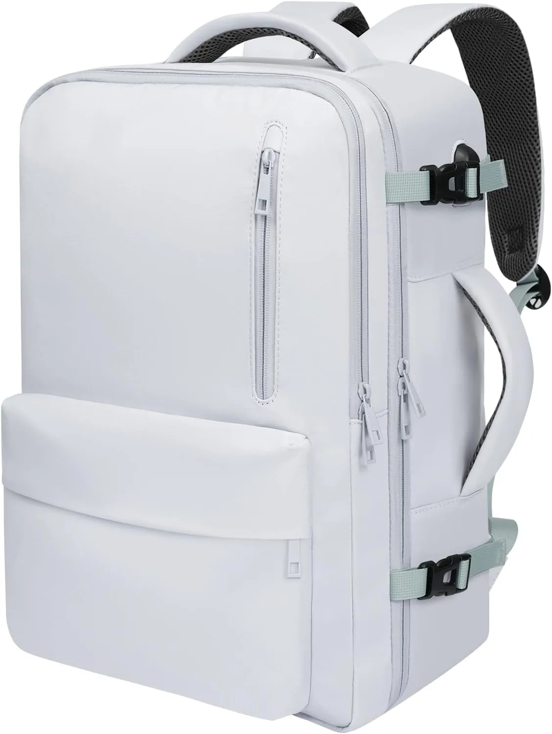 35L Travel Backpack | 180° All-Open Design | Multi-Pockets | Airline Approved Carry on |15.6 inch Laptop Compartment | USB Port |Perfect for Travel Business College Bookbags |Men Women, Grey