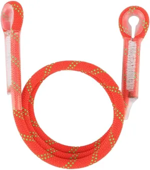 47 inch 10.5mm Eye-to-Eye Rope Prusik Cord Tree Climbing Belt Rock Climbing Rope Safety Lanyard Fall Protection Mountaineering Sling Tree Climbing Lanyard PreSewn Outdoor Arborist Rope