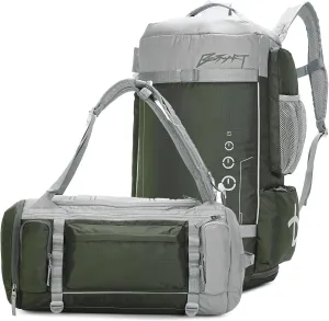 50L Extra Large Gym Backpack for Men, Big Gym Bag with Shoes Compartment, Waterproof Heavy Duty Duffel Bags, Men's Workout Backpacks for Outdoor Sport,Hiking,Camping,Travel
