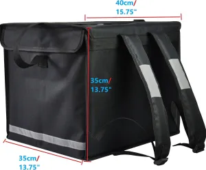 50L Large Insulated Food Delivery Backpack, Cooler Bag, Insulated Bagpack for Restaurants, Takeaway, Uber Eats Delivery Bag, Deliveroo Bags, Thermal Backpack for Food Delivery
