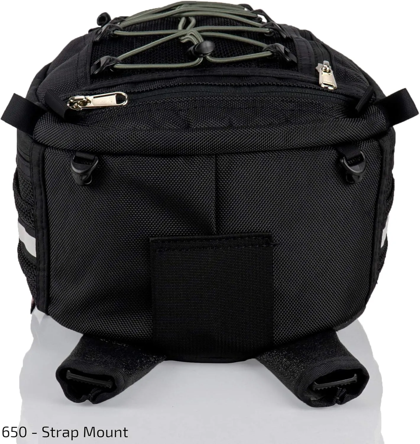 650S Strap Mount Tank Bag, Water-Resistant, Tear-Resistant, Industrial Grade Ballistic Nylon with Anti-Scratch Rubberized Polymer Bottom, Adjustable strap mounting