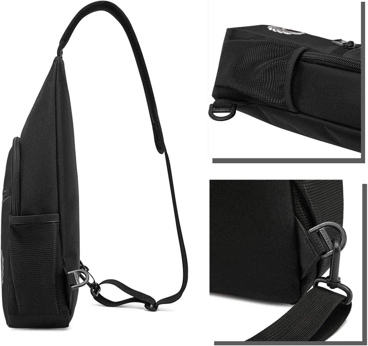 82nd Airborne Jump Wings Sling Bag Crossbody Backpack Shoulder Casual Daypack Bags for Men