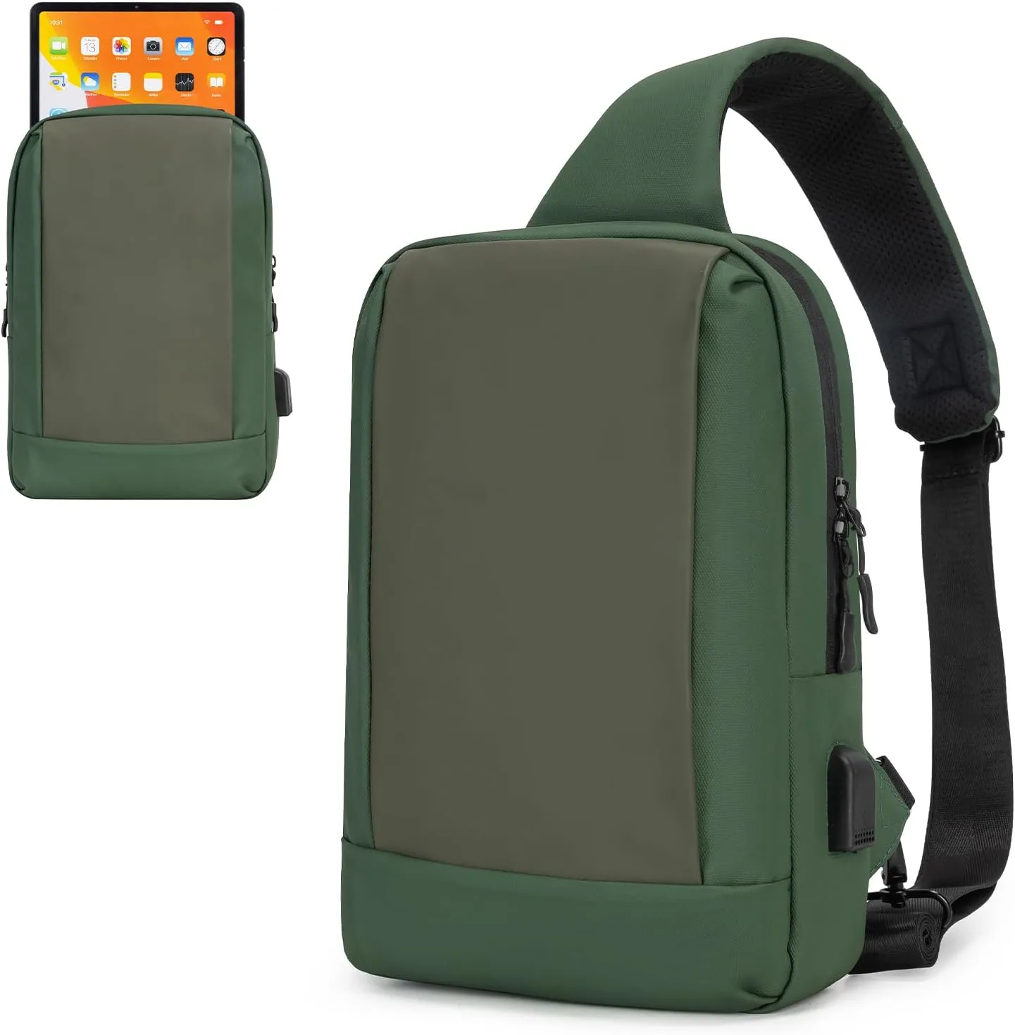 9-11 Inch Tablet Sleeve Bag Handle Carrying Case with Shoulder Strap Fits New 11-inch iPad Pro M4/iPad Air M2, iPad 10th 10.9, iPad 9/8/7th 10.2, iPad Air 5/4th 10.9, Tab S8/S9 11