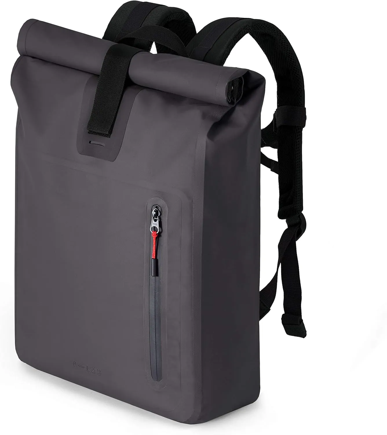 A-Lab Model A Waterproof Bicycle & Messenger Backpack Rolltop Daypack for Commuting and Traveling with 15.4'' Laptop Sleeve 26l in black