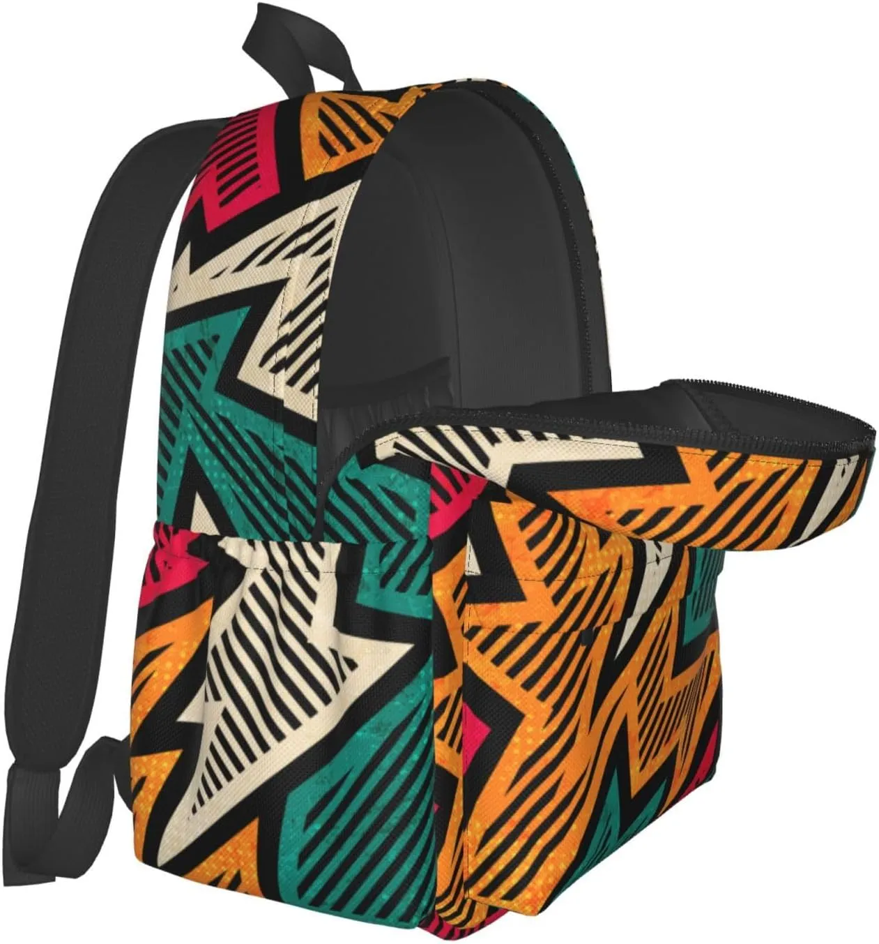 Abstract Geometry Mosaic Backpacks 15 Inch Laptop Backpack Multipurpose Double Shoulder Bag for Men Women Gifts
