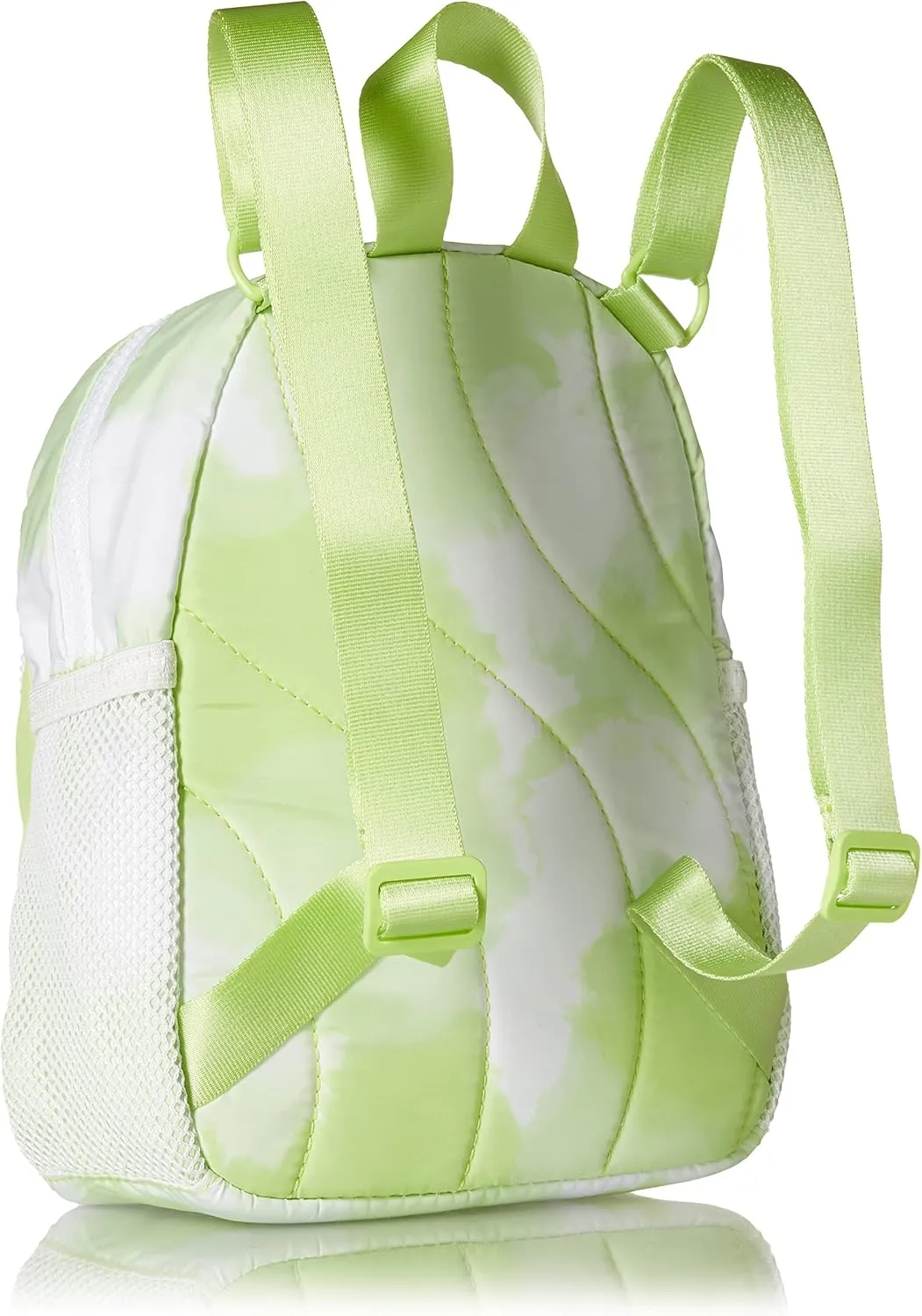 adidas Linear Mini Backpack Small Travel Bag Discontinued, Pulse Lime-Almost Lime Color Wash/Clear Onix Grey/White, OSFA