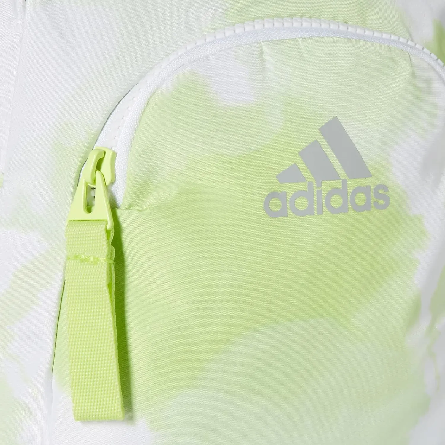 adidas Linear Mini Backpack Small Travel Bag Discontinued, Pulse Lime-Almost Lime Color Wash/Clear Onix Grey/White, OSFA