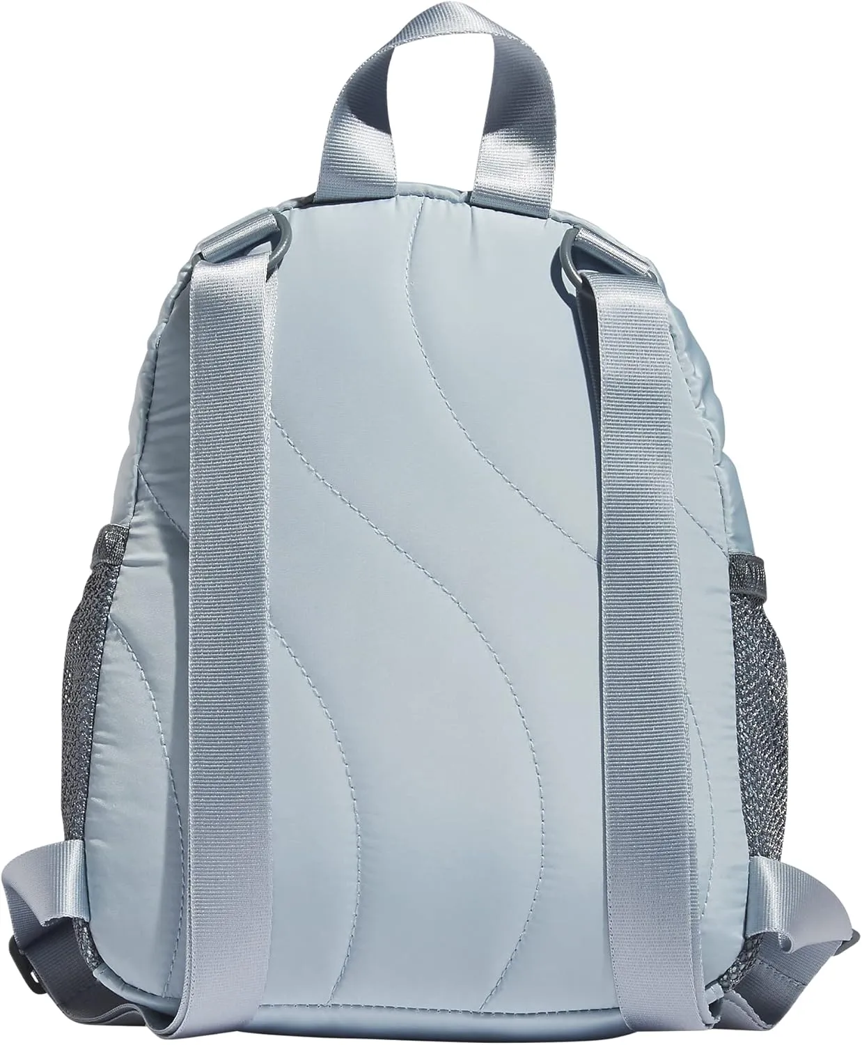 adidas Linear Mini Backpack Small Travel Bag Discontinued, Wonder Blue/White, OSFA