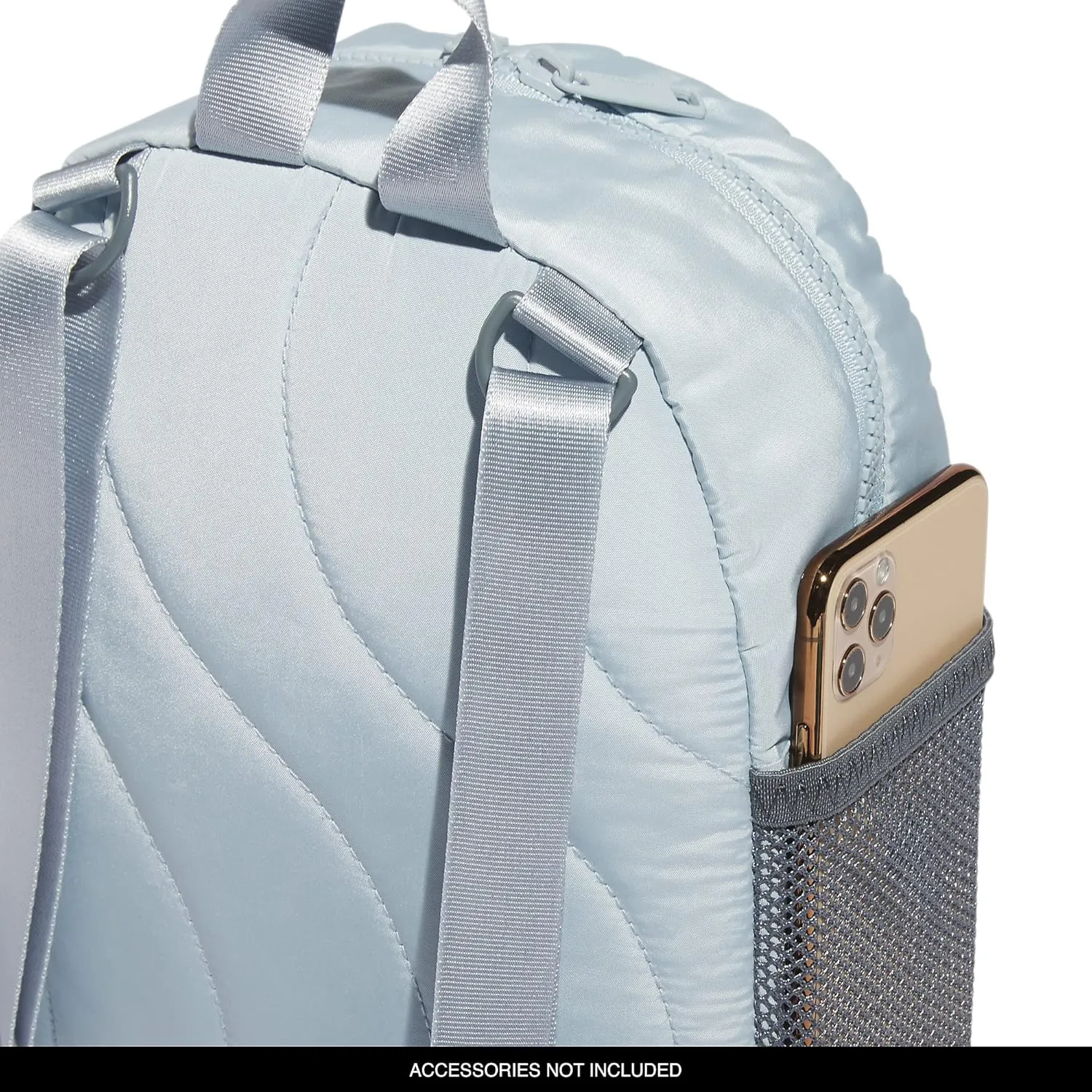 adidas Linear Mini Backpack Small Travel Bag Discontinued, Wonder Blue/White, OSFA