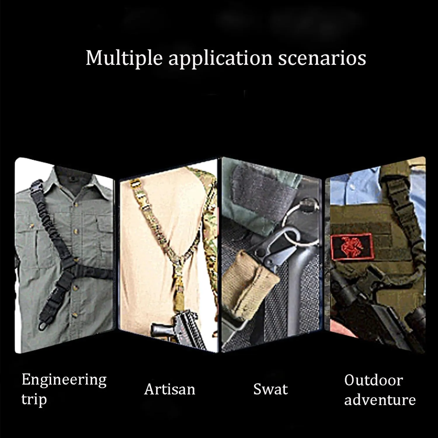 Adjustable Traditional Sling Quick Release Flexible for Hiking, Backpacking, Hunting,Fishing or Any Other Outdoor Activities