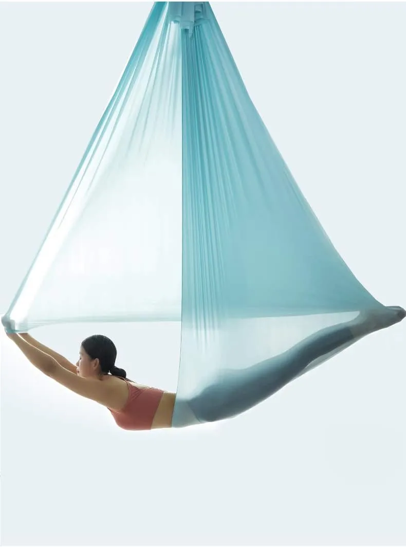 Aerial Silk Yoga Hammock & Swing for yoga Inversion,Strength training,starter hardware kit
