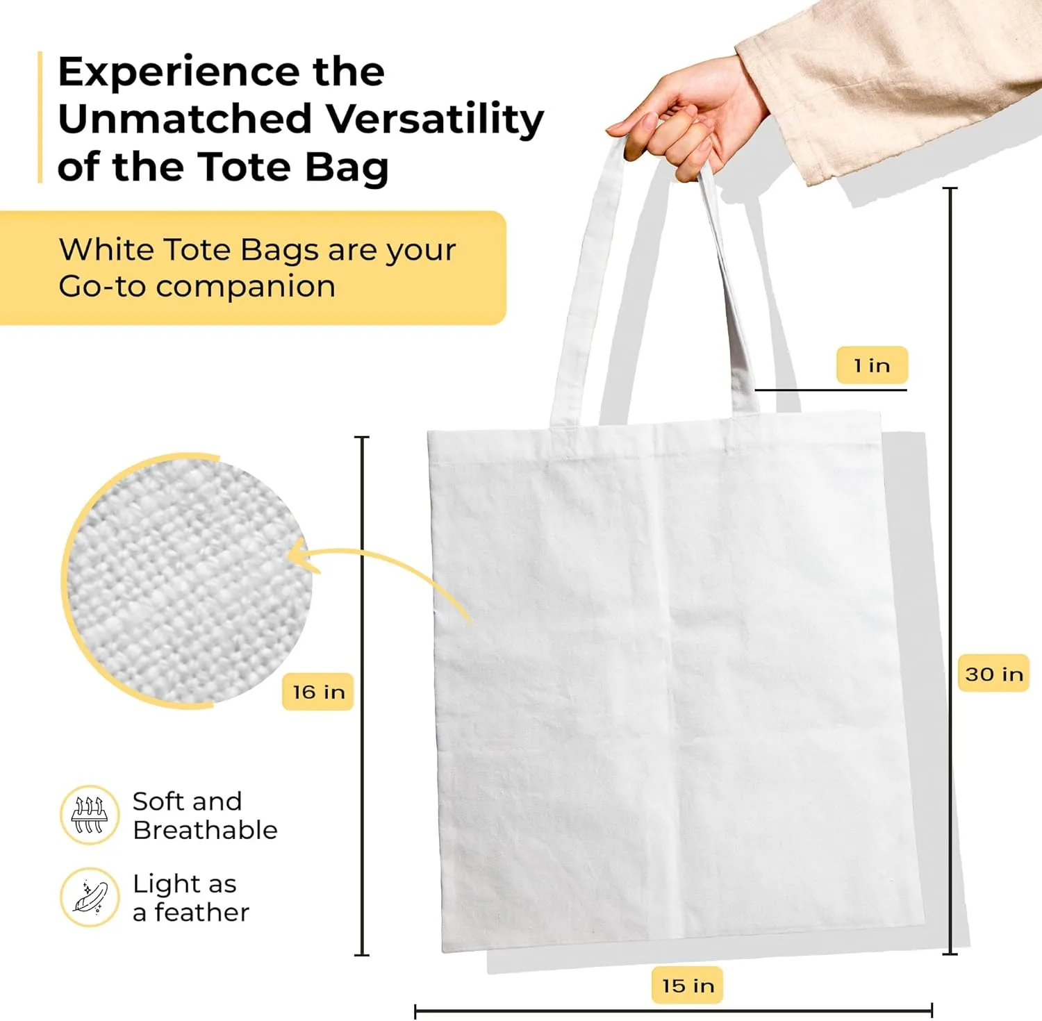 Aesthetic Tote Bag for Women & Men Beach Bag Shopping Bags Shoulder Bag Reusable Grocery Bags