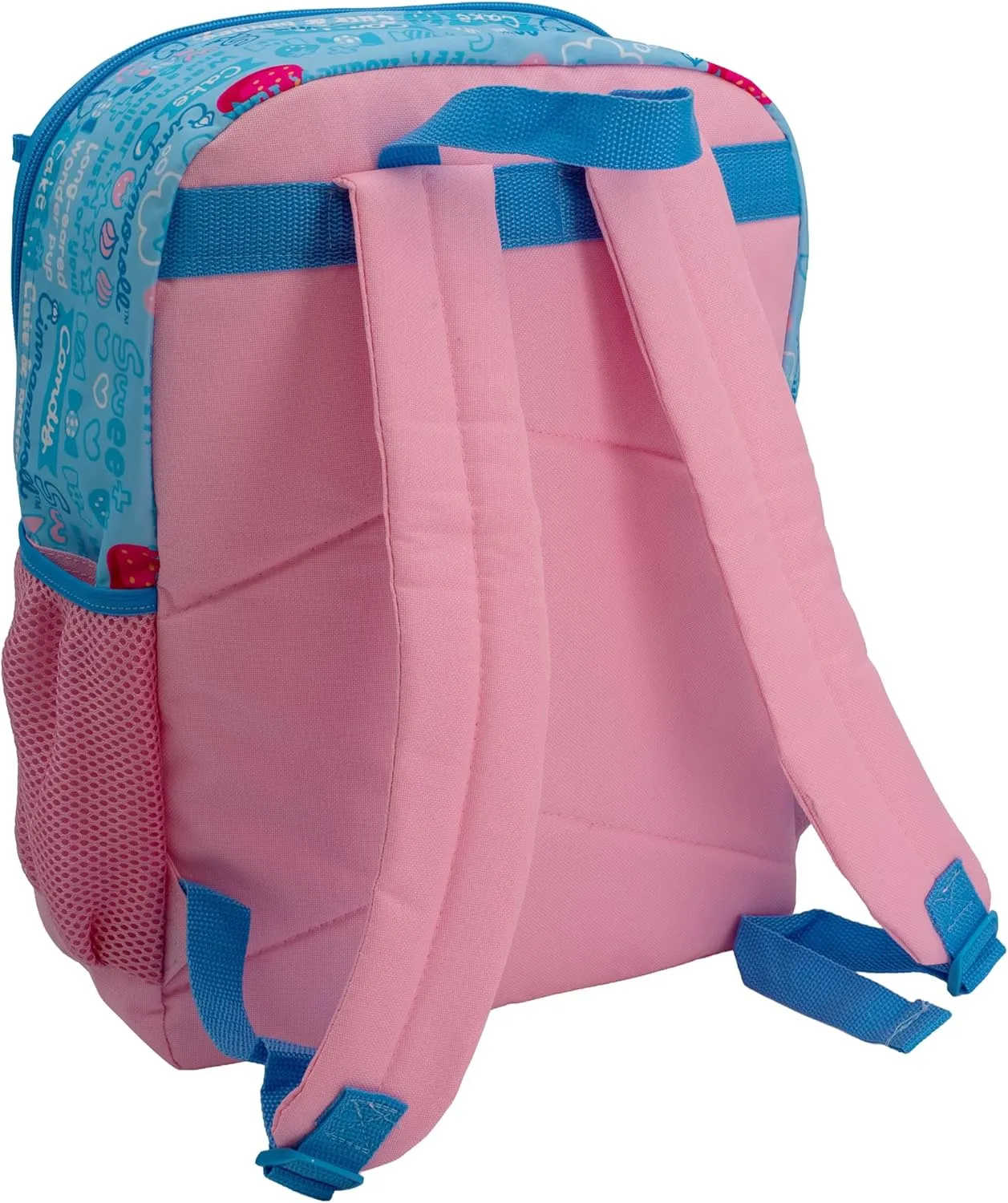 AI ACCESSORY INNOVATIONS Sanrio’s Cinnamoroll 5 Piece Backpack Set, Hello Kitty Kawaii Flip Sequin Girls School Bag with Front Zip Pocket, 2 Side Mesh Pockets, Blue