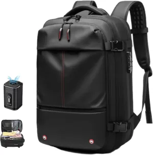 Air Pax Discoverer Travel Bag,Backpack With Vacuum Compression,Air Vacuum Backpack For Travel,Waterproof And Anti-Theft (Black, Extra Large)