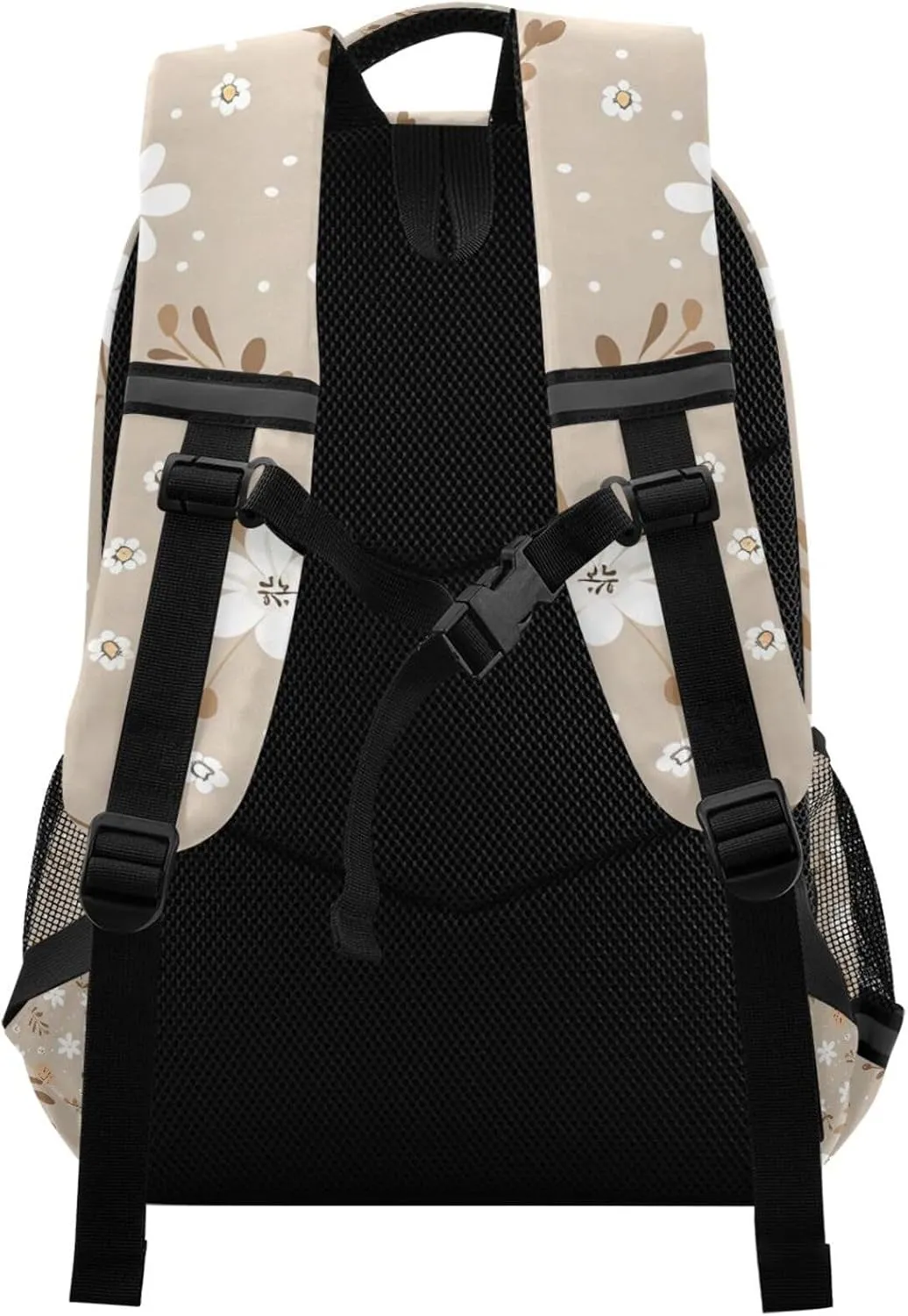 ALAZA Daisy Flower Boho Backpack Girls Kids Backpacks Boys School Bookbag 3rd 4th 5th Grade Casual Daypack Laptop Shoulder Bag with Chest Strap