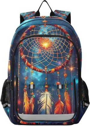 ALAZA Dream Catcher Astrology Galaxy Laptop Backpack Purse for Women BookBags 17 inch School Bags Men Boys Girls Travel Casual Daypack