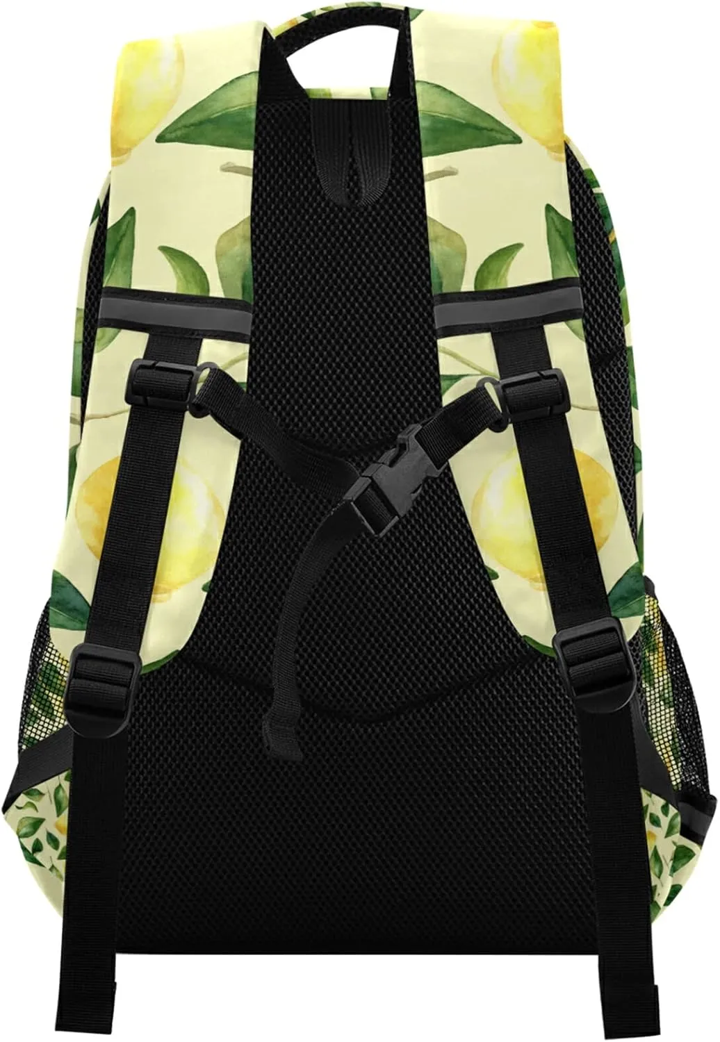 ALAZA Lemon Backpack for Girls Boys Elementary School Bag Yellow Limon Kids Bookbag Personalized Laptop Travel Daypack Students Rucksack