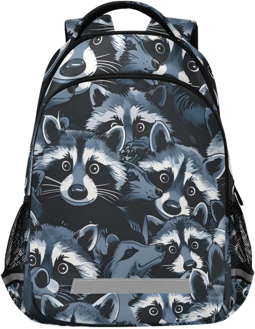 ALAZA Suspicious Black Backpack Girls Kids Backpacks Boys School Bookbag 3rd 4th 5th Grade Casual Daypack Laptop Shoulder Bag