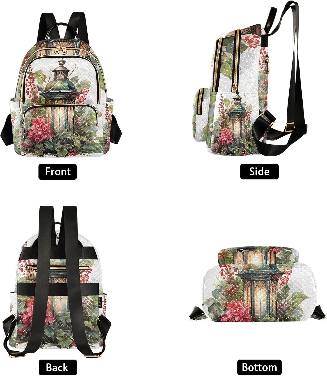ALAZA Travel Backpack Purse for Women Fashion Anti-theft Work Casual Lamp Daypack Shoulder Bag Medium Size