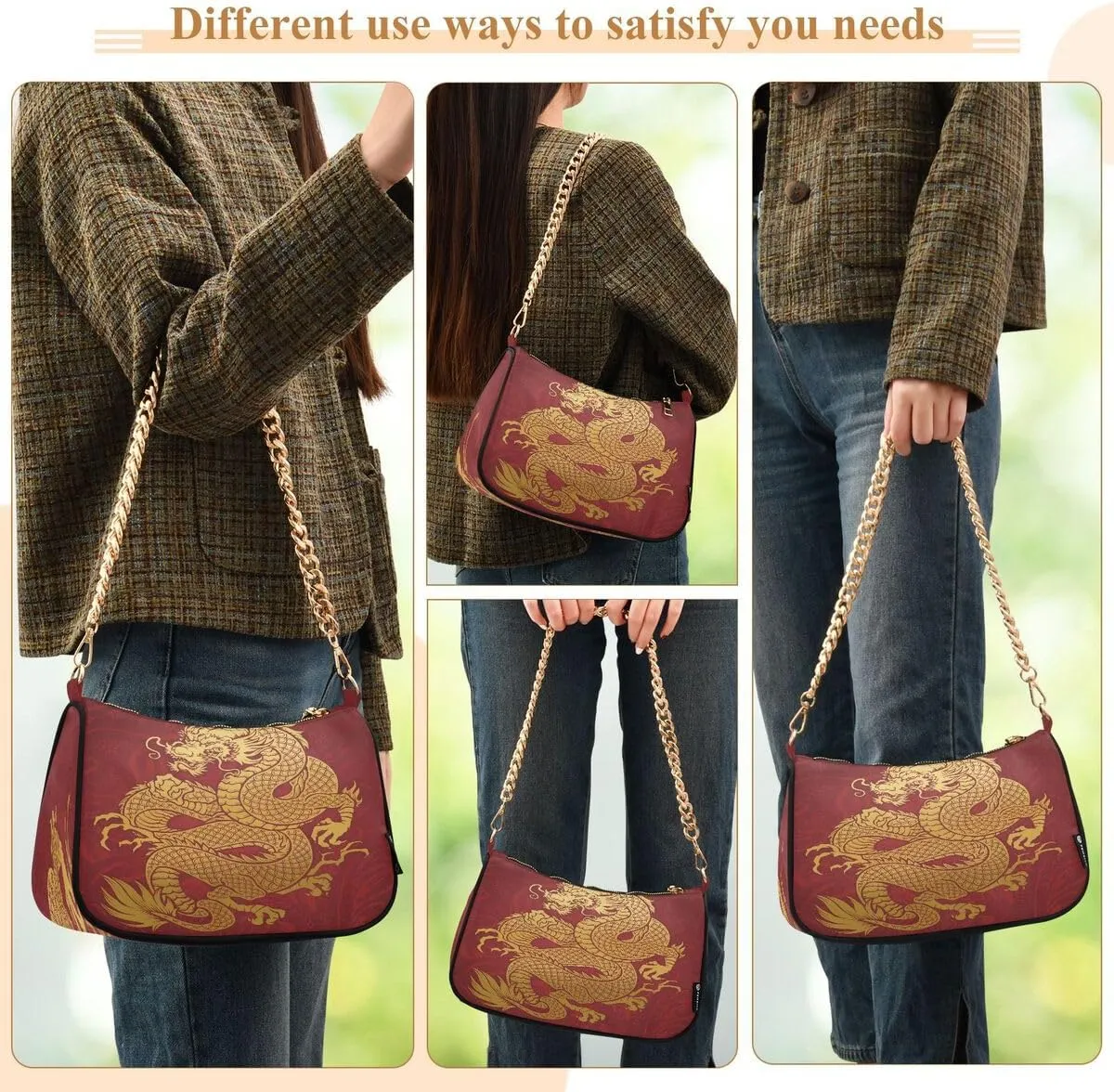 ALAZA Women's Handbags Tote Crossbody Bag Purse Ladies Shoulder Bag Hobo Handbag