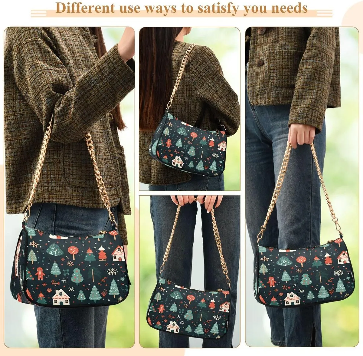 ALAZA Women's Handbags Tote Crossbody Bag Purse Ladies Shoulder Bag Hobo Handbag