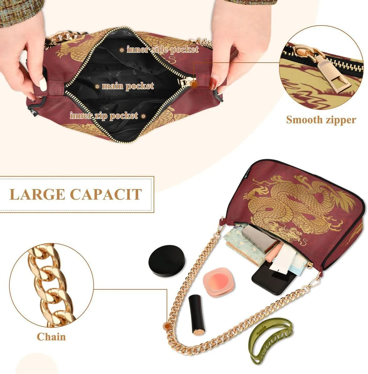 ALAZA Women's Handbags Tote Crossbody Bag Purse Ladies Shoulder Bag Hobo Handbag