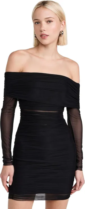 alice   olivia Women's Isadola Off The Shoulder Mini Dress
