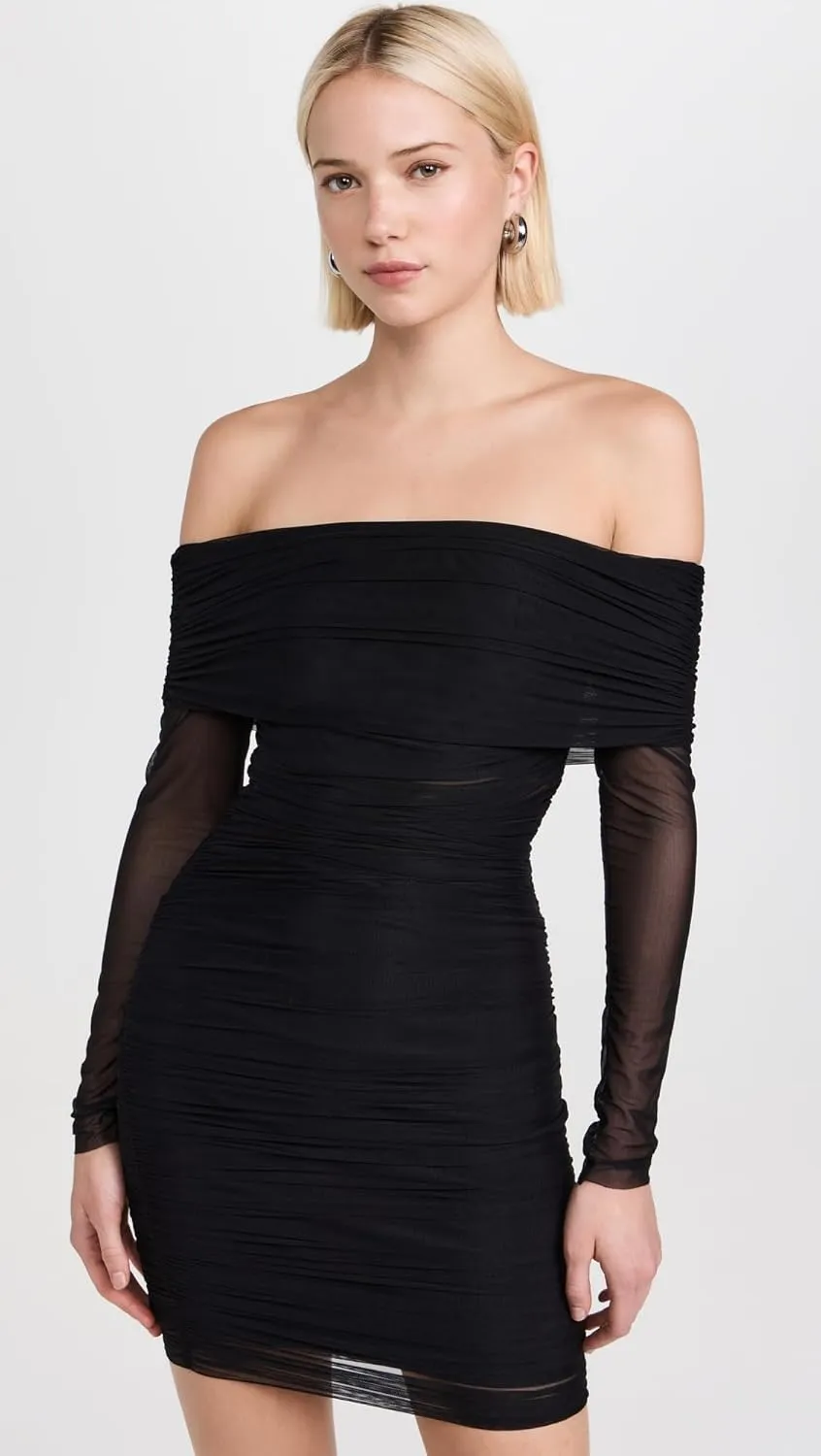 alice   olivia Women's Isadola Off The Shoulder Mini Dress