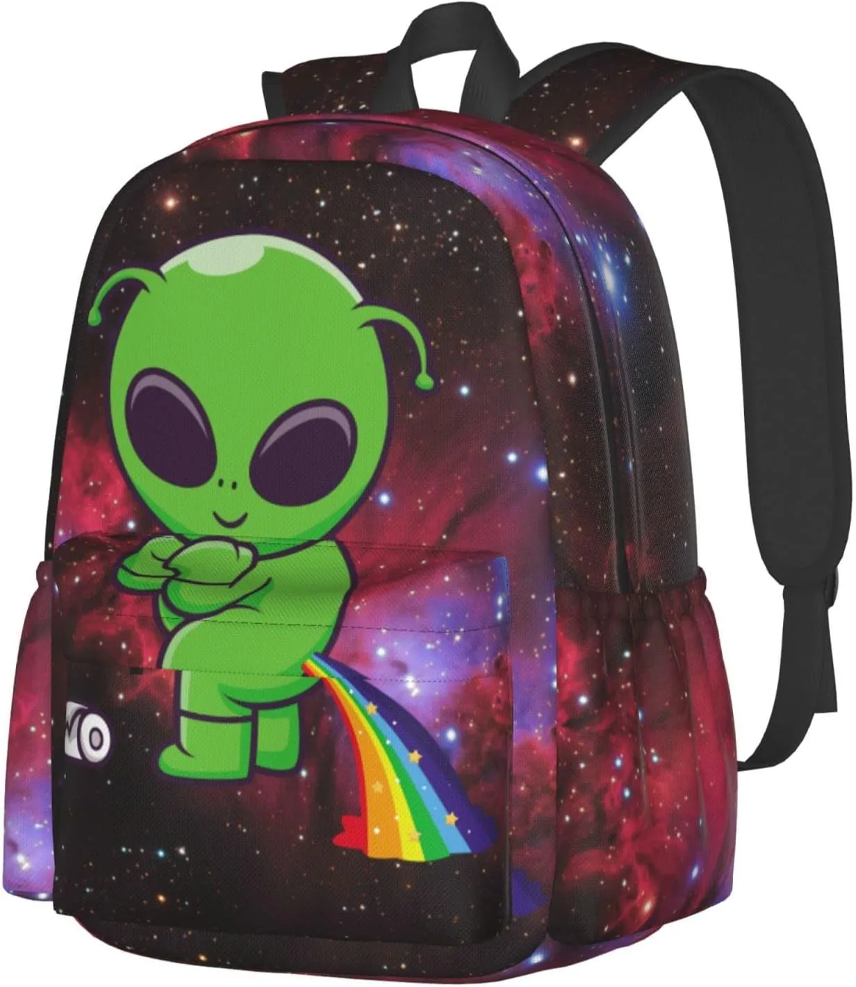 Alien Backpack Bookbag Laptop Backpacks Multipurpose Daypack for Boys Girls School Men Women Travel Hiking