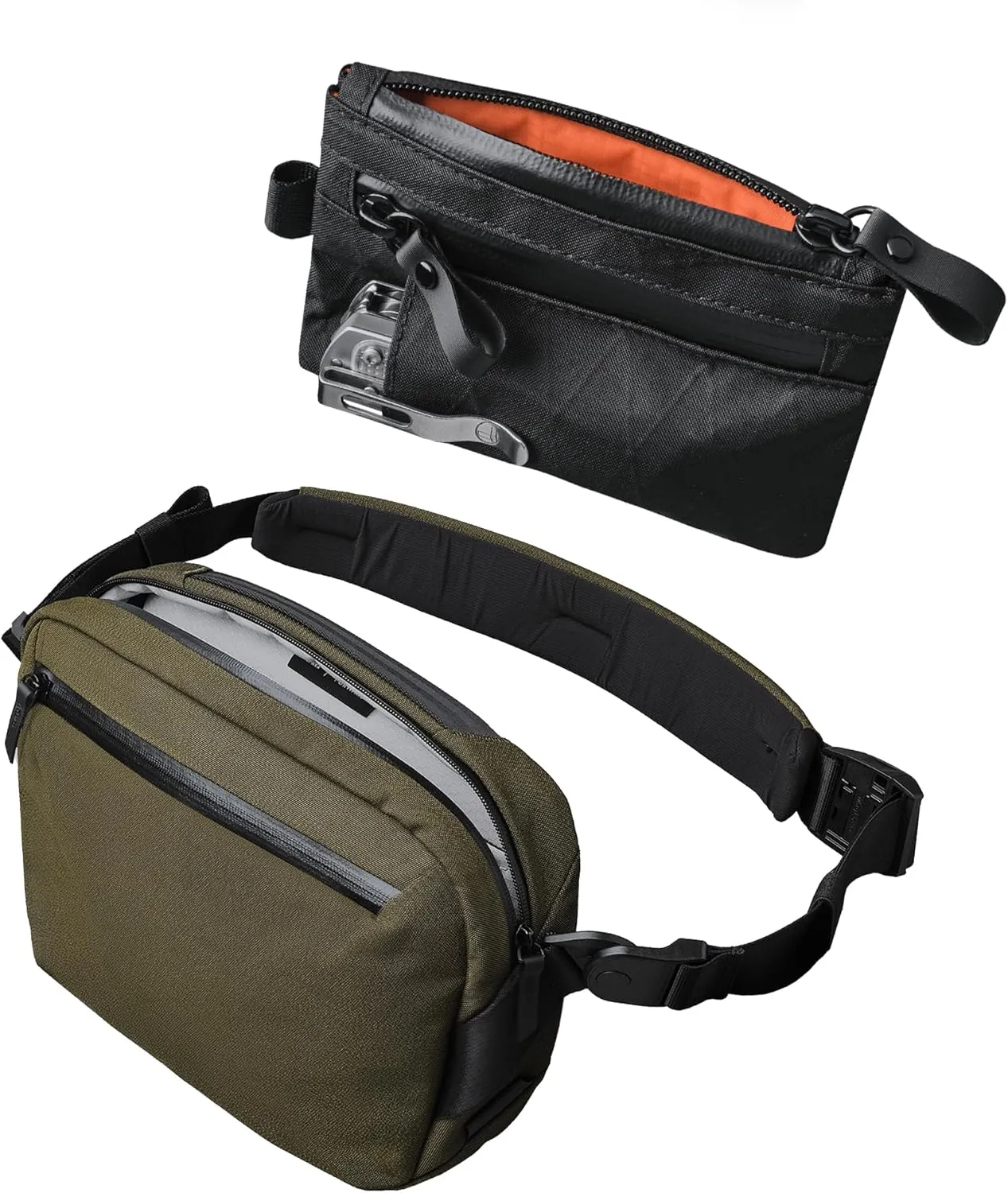 ALPAKA Go Sling and Zip Pouch Pro - iPad Pro 11-Inch Tablet Case - Travel and Electronics Organizer with Spacious Compartments - Minimalism Zipper Wallet - RFID Blocking ID Card Holder
