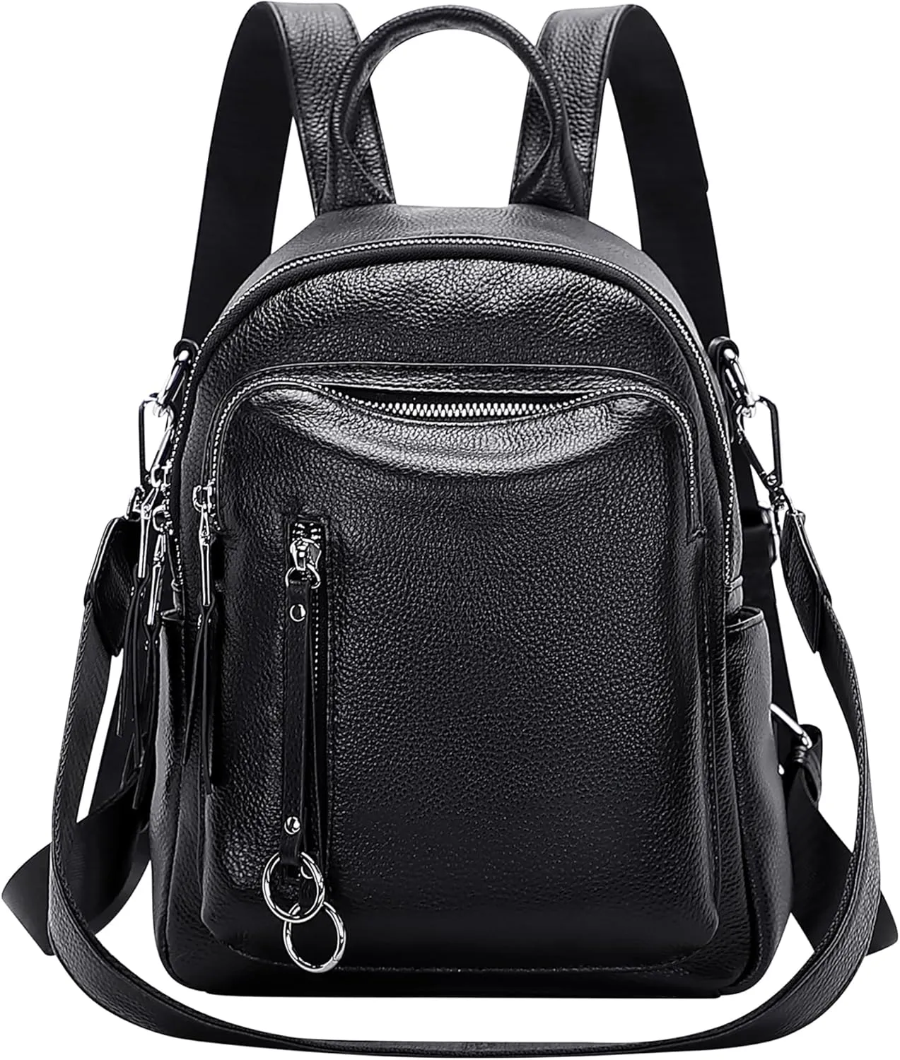 ALTOSY Fashion Genuine Leather Backpack Purse for Women Shoulder Bag Casual Daypack Small