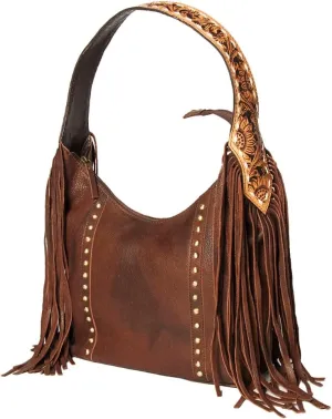 American Darling Genuine Suede Leather Western Handbag Purse for Women | Travel, College & Casual Use