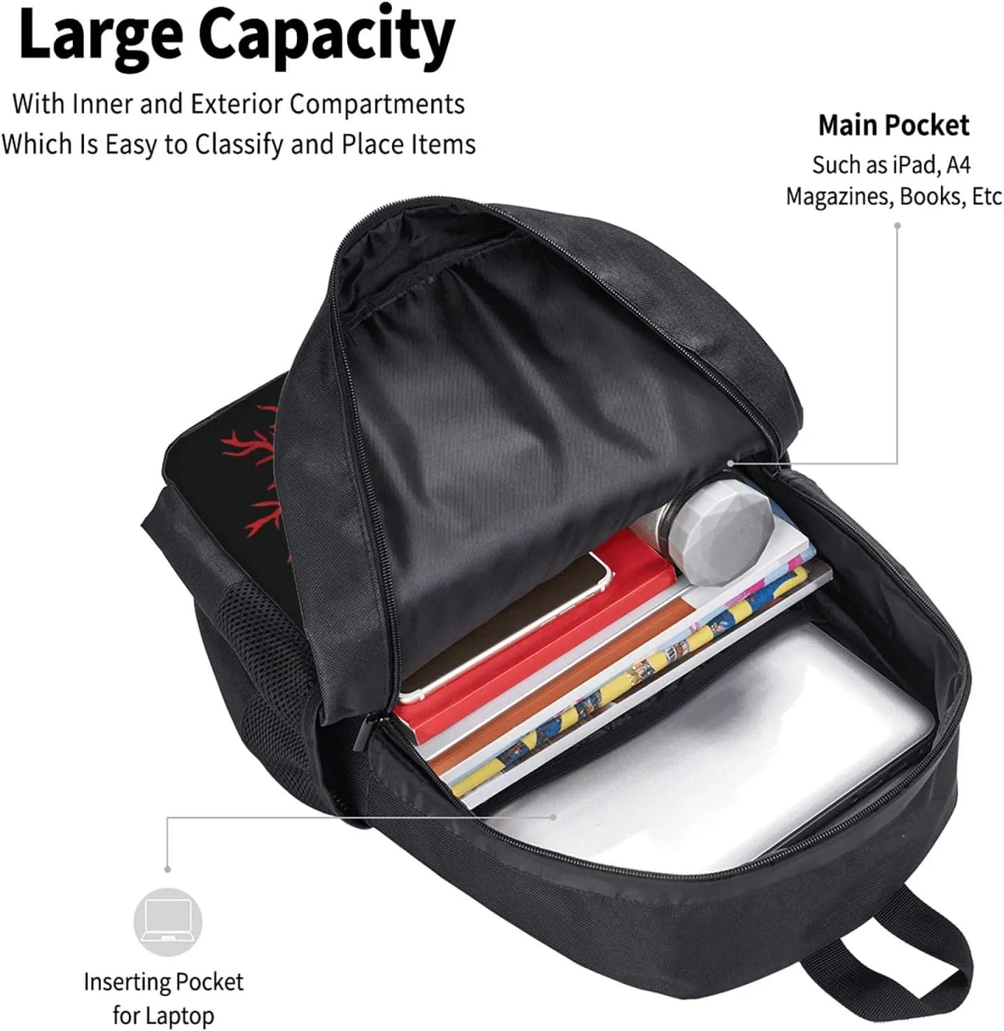 American Mexican Mexico Flag Mexican Roots Casual Backpacks Large Capacity Backpack Laptop Rucksack Sport Daypack Commuter Bags with Adjustable Strap for Traveling Camping