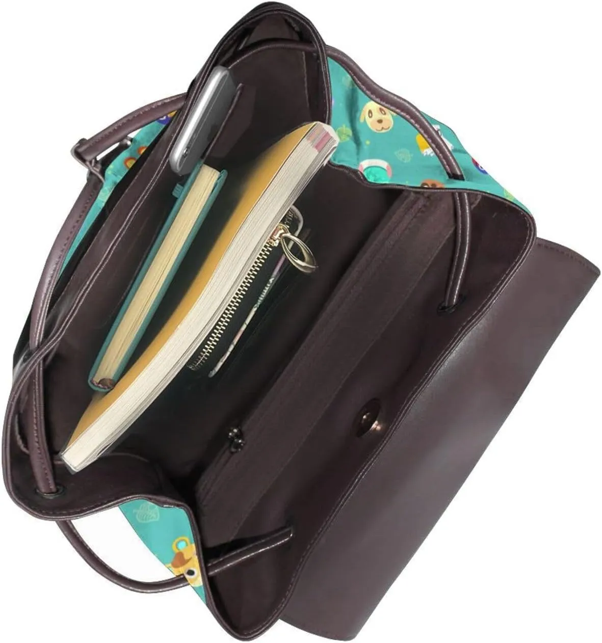 An1imal Crossi1ng Backpack Purse for Women Men Large Womens Backpack Leather Travel Casual Daypack Fashion Backpack Purse Designer Ladies Shoulder Bags