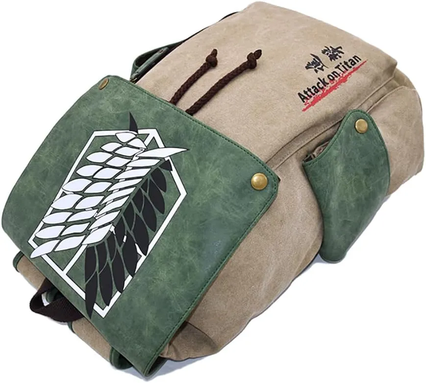 Anime Attack AOT On Titan Cosplay Backpack - Official License