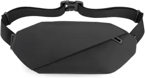 Anti-Theft Sling Bag Waterproof Crossbody Travel Tactical shoulder Bag for Men and Women (Black)