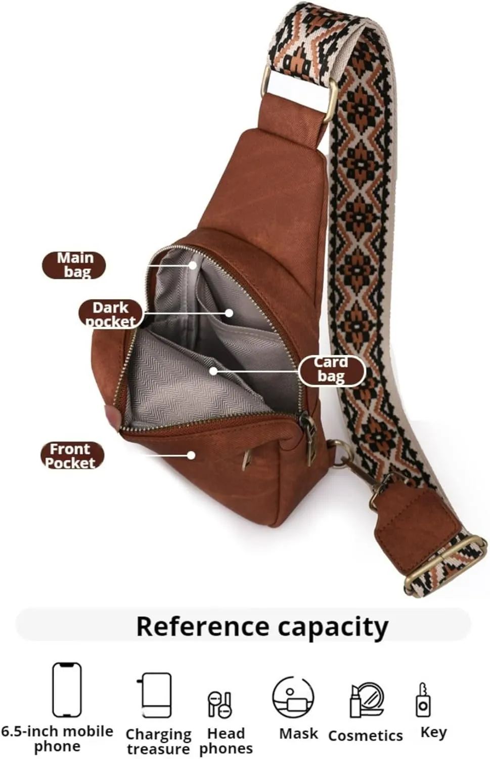 Anti-Theft Sling Bag Waterproof Crossbody Travel Tactical shoulder Bag for Men and Women (Grey)