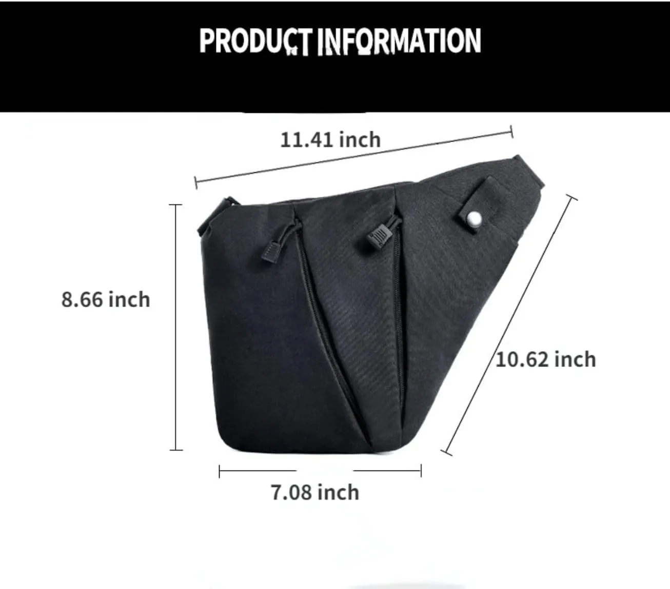 Anti-Theft Sling Bag Waterproof Crossbody Travel Tactical shoulder Bag for Men and Women (Left Shoulder,ACU)