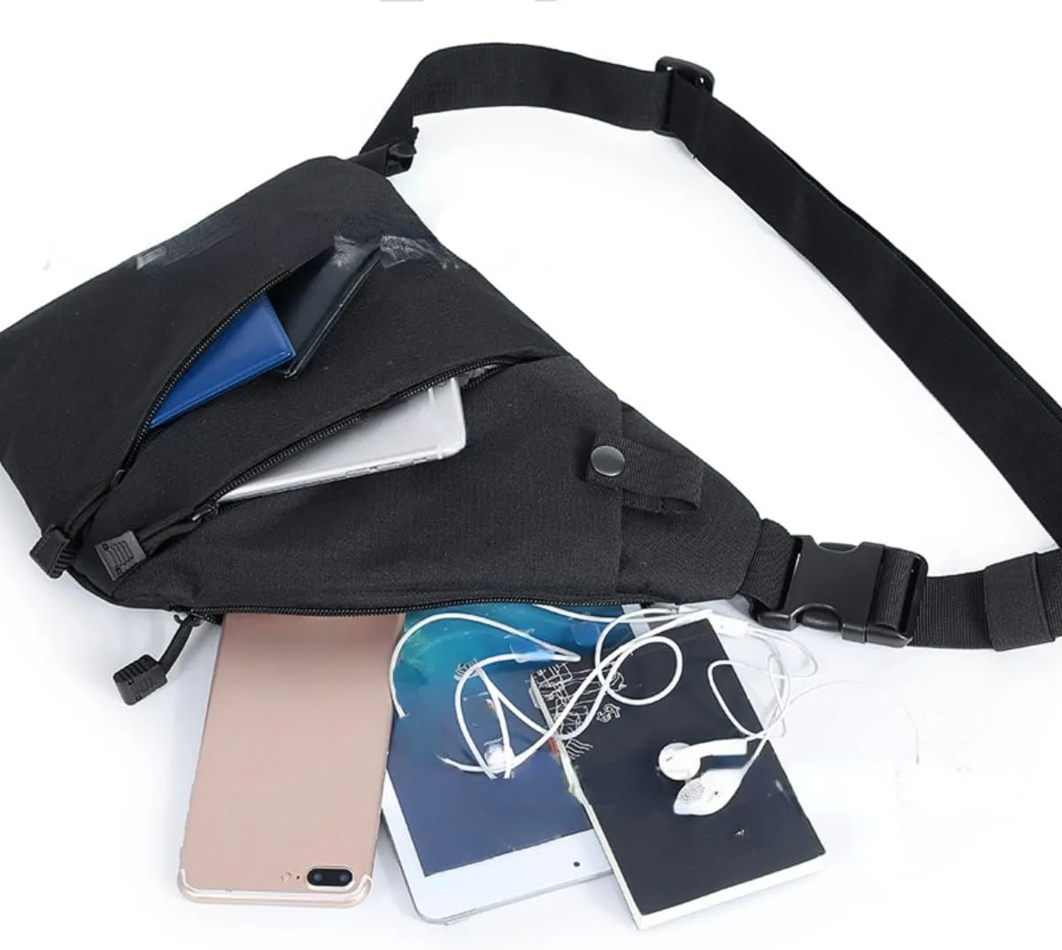 Anti-Theft Sling Bag Waterproof Crossbody Travel Tactical shoulder Bag for Men and Women (Left Shoulder,ACU)