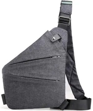 Anti Theft Travel Bag,Waterproof Sling Chest Bag, Crossbody Multi Pockets Shoulder Bag for Men Women