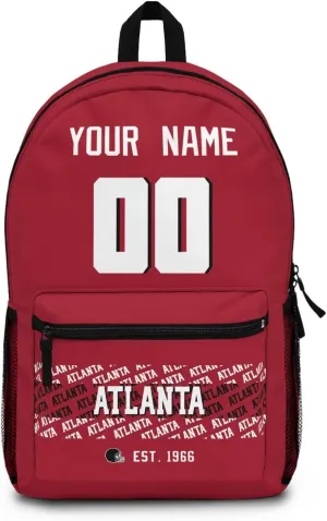 ANTKING Atlanta Backpacks Travel Bags Custom Name Number for Men Women Gifts