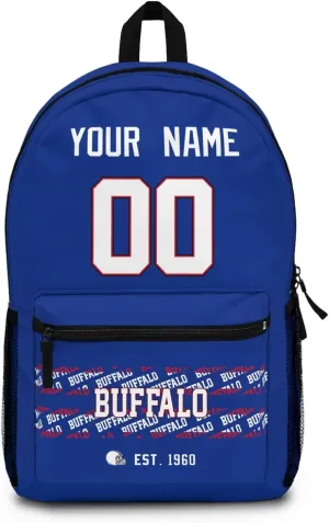 ANTKING Buffalo Backpacks Travel Bags Custom Name Number for Men Women Gifts