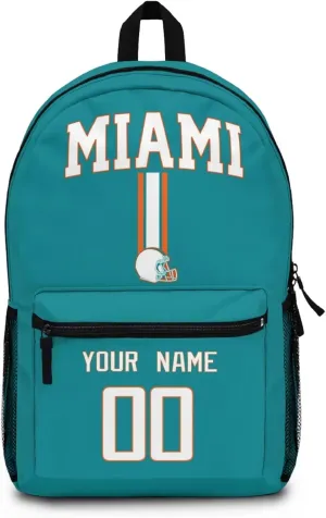ANTKING Miami Backpacks Travel Bags Custom Any Name Number for Men Women Gifts