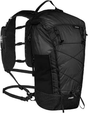 AONIJIE 22L Hiking Backpack, Multifunctional Lightweight Outdoor Sport Travel Daypack for Camping, Climbing, Touring (Full Black)